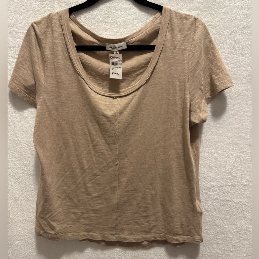 Another Love Tan Short Sleeve Tee